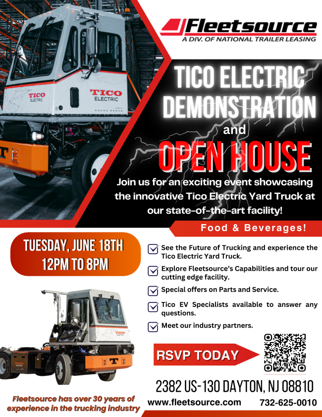 Fleetsource Open House / TICO Electric Demo Event June 18th 2024