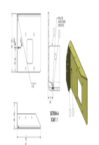 BRACKET-CAB PDC UPPER - 122246