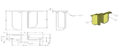 ASSEMBLY RAIL GUIDE 2017-II GALV - 122265
