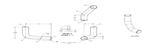 TUBE INTAKE HUMP TO FILTER B6.7 REARWARD FILTER - 620914