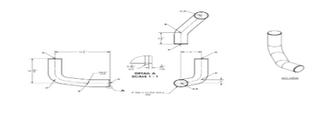 TUBE INTAKE HUMP TO FILTER B6.7 REARWARD FILTER - 620914