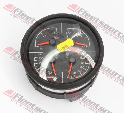 Gauge - Dual Pressure Engine Temp Oil Dash Panel Assembly