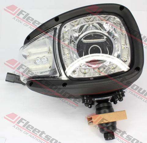Headlight-Rh Led Hi/low Turn Saddle Mnt Weldex Lights & Mounting