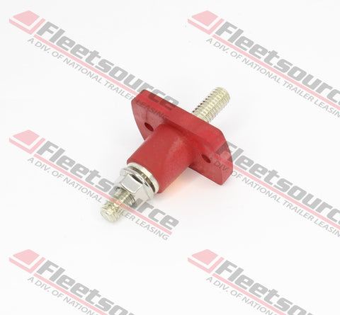Stud Feed Thru 3/8-16 Red Extended Battery & Wiring