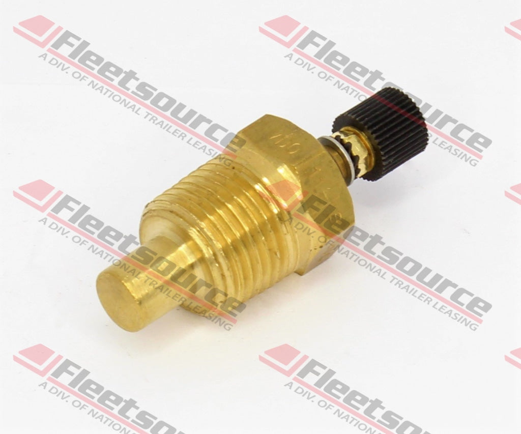 SAAS SWTA36B Water Temperature Gauge Sender Adaptor Black 36mm For 1/8